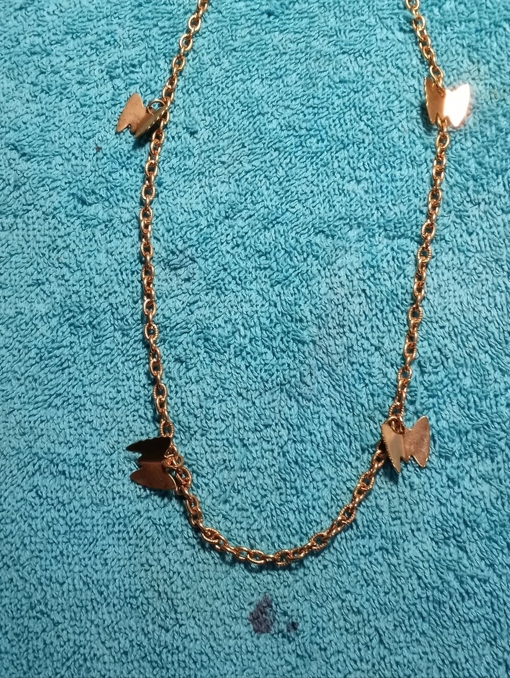 Gold Butterfly Chain Necklace - Elegant Women's Jewelry